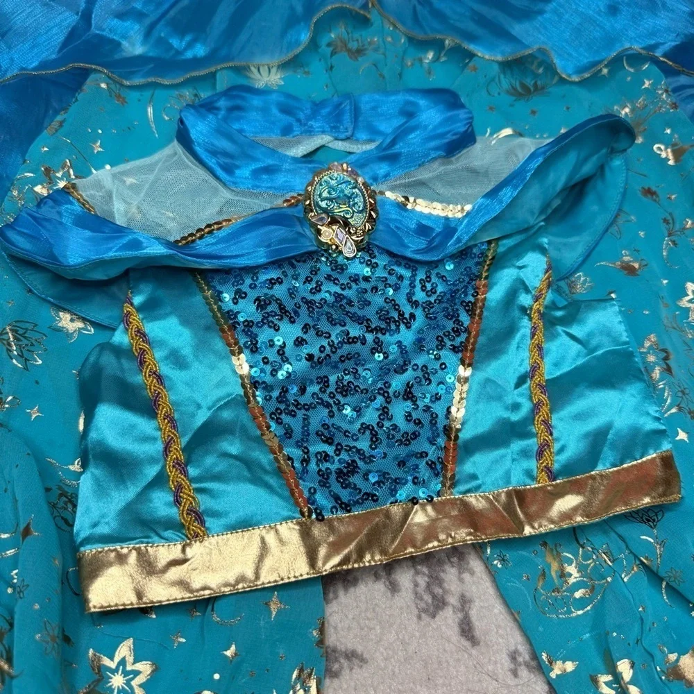 DISNEY Princess Jasmine 2 Piece Halloween Dress Up Costume